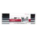 Tombow - ABT Pro Marker, Set tematici da 5, Cold Grey Colors