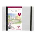 Clairefontaine - Quaderno per acquerello da viaggio Etival, 21 cm x 14,8 cm + 8 cartoline, 300 g/m², fine (cold pressed)