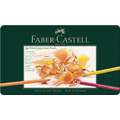 Faber-Castell - Polychromos, set matite colorate, in astuccio di metallo, 36 pz.