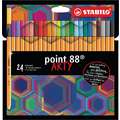 Stabilo - Point 88 Arty Set, set, Set da 24