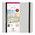 Clairefontaine - Quaderno per acquerello da viaggio Etival, 21 cm x 21 cm + 12 cartoline, 300 g/m², fine (cold pressed)
