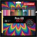 Stabilo - Pen 68 Arty Set, set, 24 pezzi