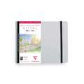 Clairefontaine - Quaderno per acquerello da viaggio Etival, 21 cm x 16 cm + 4 fogli carta assorbente, 300 g/m², fine (cold pressed)