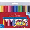 Faber-Castell - Grip, Colour Marker, Set di pennarelli, set da 20