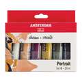 Talens - Amsterdam Standard, set da 6 colori acrilici, Ritratto