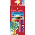 Faber-Castell - Colour Grip 2001, set matite colorate, 24 matite in scatola di cartone
