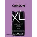 Canson - XL, Blocco di carta per marker, A4, 21 x 29,7 cm, 70 g/m², satinata, blocco collato su 1 lato 100 ff.