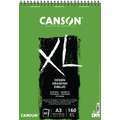 Canson - XL, Blocco da disegno universale Dessin, A3, 50 fogli, blocco spiralato, 160 g/m²
