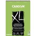 Canson - XL, Blocco da disegno Recycling, A3 - 29,7 x 42 cm, 50 ff., 160 g/m², fine (cold pressed), blocco spiralato