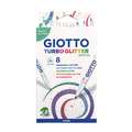 Giotto - Turbo Glitter, Set di pennarelli, Pastello