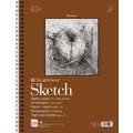 Strathmore - Serie 400, Sketch, Blocco per schizzi, A3, 29,7 x 42 cm, 89 g/m², fine, blocco spiralato