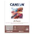 Canson - Mi-Teintes, blocco per pastello, 24 x 32 cm, blocco collato su 1 lato, 160 g/m²