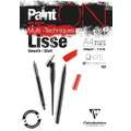 Clairefontaine - PaintON, Carta Mix Media Lisse, blocco collato su 1 lato, A4, 21 x 29,7 cm, 250 g/m², Blocco con 25 ff