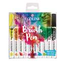 Talens - Ecoline Brush Pen Marker, Set da 10, Colori chiari