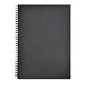Clairefontaine - Goldline, Libro per schizzi spiralato, A3, 29,7 x 42 cm, 140 g/m², opaca, Carta nera