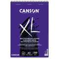 Canson - XL, Blocco spiralato Fluid Mixed Media, A3, 29,7 x 42 cm, 250 g/m², liscia, blocco spiralato