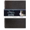 Stillman & Birn - Serie Nova, Libro per schizzi spiralato, 22,9 x 30,5 cm, 150 g/m², quaderno per schizzi, Carta nera