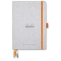 Clairefontaine - Rhodia, Goal Book con copertina rigida, Argento, A5, 14,8 x 21 cm, 90 g/m²
