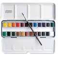 Lefranc & Bourgeois - Set di colore ad acquerello fine, 24 x 1/2 godet, set
