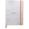 Clairefontaine - Rhodia, Goal Book con copertina flessibile, Argento, A5, 14,8 x 21 cm, 90 g/m²