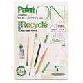 Clairefontaine - PaintON, Mixed Media, Carta riciclata, blocco collato su 1 lato, A4, 21 x 29,7 cm, 250 g/m²