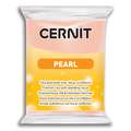 Cernit - Pearl, Pasta polimerica con mica scintillante, 56 g, Rosa glitter