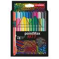 Stabilo - PointMax Arty, Set di pennarelli, Set da 24, 0,8 mm, punta conica