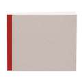 Kunst & Papier - Libro per schizzi e bozze, Orizzontale, 12 x 15 cm, 144 pagine, 100 g/mq, Dorso rosso