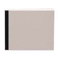 Kunst & Papier - Libro per schizzi e bozze, Orizzontale, 12 x 15 cm, 144 pagine, 100 g/mq, Dorso nero