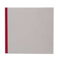Kunst & Papier - Libro per schizzi e bozze, Quadrato, 21 x 21 cm, 144 pagine, 100 g/mq, Dorso rosso
