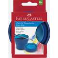 Faber-Castell - Art & Graphic, vaschetta per lavare i pennelli CLIC & GO, Blu