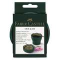 Faber-Castell - Art & Graphic, Vaschetta per lavare i pennelli CLIC & GO, Verde scuro