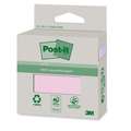 Post-it - Recycling, Foglietti adesivi in carta riciclata, rosa/blu pastello