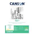 Canson - 1557, Blocco per schizzi, A5, 14,8 x 21 cm, 120 g/m², opaca