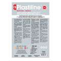 Plastiline - Pasta modellabile grigio chiaro, Durezza 55, 750 g