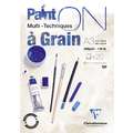Clairefontaine - PaintON, Carta multitecnica, blocco collato su 1 lato, A3, 29,7 x 42 cm, 250 g/m²