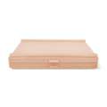 Cassetta di legno per pastelli, 40 cm x 25 cm x 5,5 cm, Con 2 cassetti