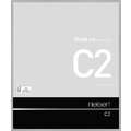 Nielsen - C2, Cornice intercambiabile con vetro sintetico polistirolo, Argento opaco, 50 x 60 cm