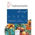 Hahnemühle - Blocco acrilico 360g/mq, 50 x 64 cm, blocco collato su 4 lati, 360 g/m²