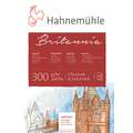 Hahnemühle - Britannia, blocco, 17 x 24 cm, satinata, 300 g/m², satinata