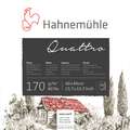 Hahnemühle - Quattro, blocco per schizzi, 40 x 40 cm, 170 g/m², ruvida, blocco collato su 1 lato