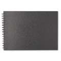 Gerstaecker - Libro per schizzi spiralato, A4, 21 x 29,7 cm, 135 g/m², satinata (hot pressed), Formato orizzontale