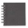 Gerstaecker - Libro per schizzi spiralato, 10 x 10 cm, 135 g/m², satinata (hot pressed), Formato quadrato