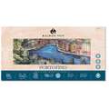Magnani 1404 - Portofino, Carta per acquerello, 12 x 23 cm, 300 g/m², satinata (hot pressed), Blocco collato su 1 lato, 20 ff., rettangolare