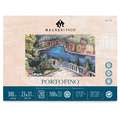 Magnani 1404 - Portofino, Carta per acquerello, 23 x 31 cm, 300 g/m², satinata (hot pressed), Blocco collato su 4 lati, 20 ff., rettangolare