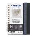 Canson - Art Book, Saunders Waterford, Album per schizzi, A5, 14,8 x 21 cm, fine (cold pressed), 300 g/m², Formato verticale