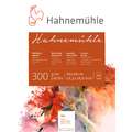 Hahnemühle - 300g blocco acquerello, 36 x 48 cm, 300 g/m², blocco collato su 4 lati, ruvida