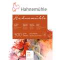 Hahnemühle - 300g blocco acquerello, 42 x 56 cm, 300 g/m², blocco collato su 4 lati, opaca