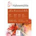 Hahnemühle - 300g blocco acquerello, 24 x 32 cm, 300 g/m², blocco collato su 4 lati, opaca