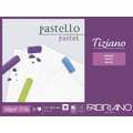 Fabriano - Tiziano, Carta per pastello, 30,5 x 41 cm, Bianco, ruvida|strutturata, Blocco 24 ff. - 160 g/mq